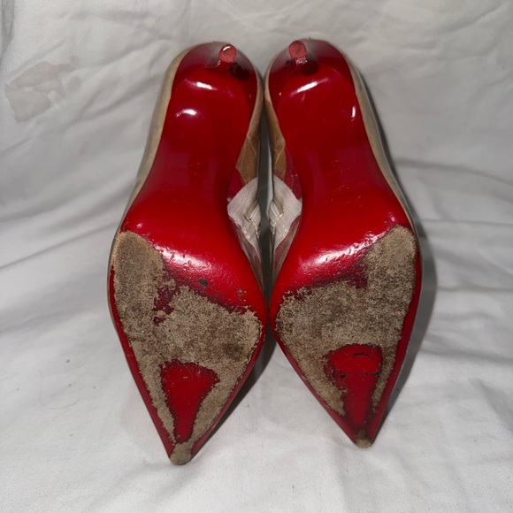 Christian Louboutin So Kate Booty 100mm PVC/Loubikraft/Pat - Picture 9 of 13